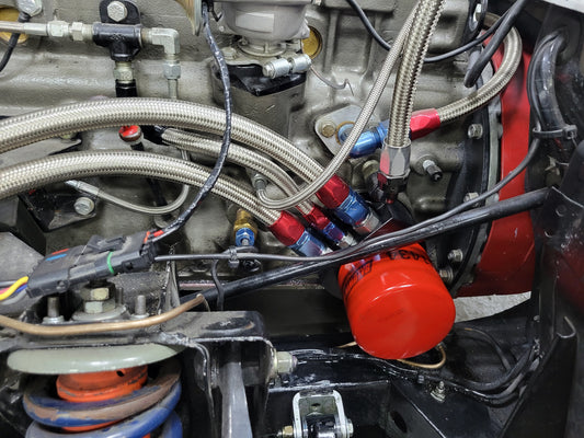 JSPM Spin-on Oil Filter Adapter for Triumph GT6/TR250/TR6 WITH oil cooler