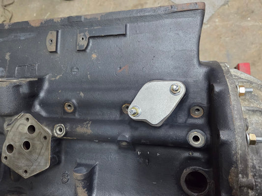 Fuel pump blanking plate for TR2 / TR3 / TR3A/ TR3B / TR4 / TR4A