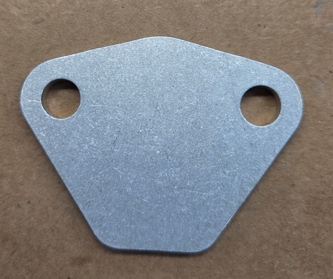 Fuel pump blanking plate for Triumph Spitfire 1147 and 1296
