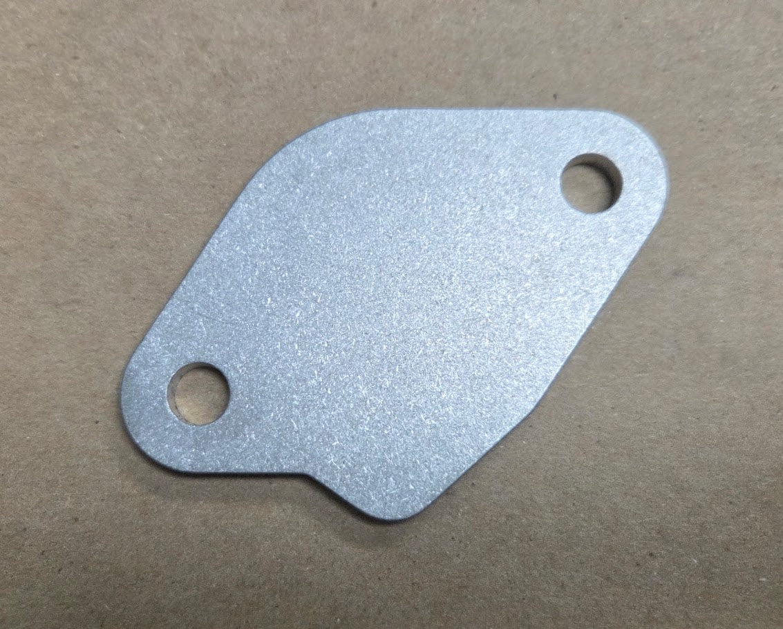 Fuel pump blanking plate for TR2 / TR3 / TR3A/ TR3B / TR4 / TR4A