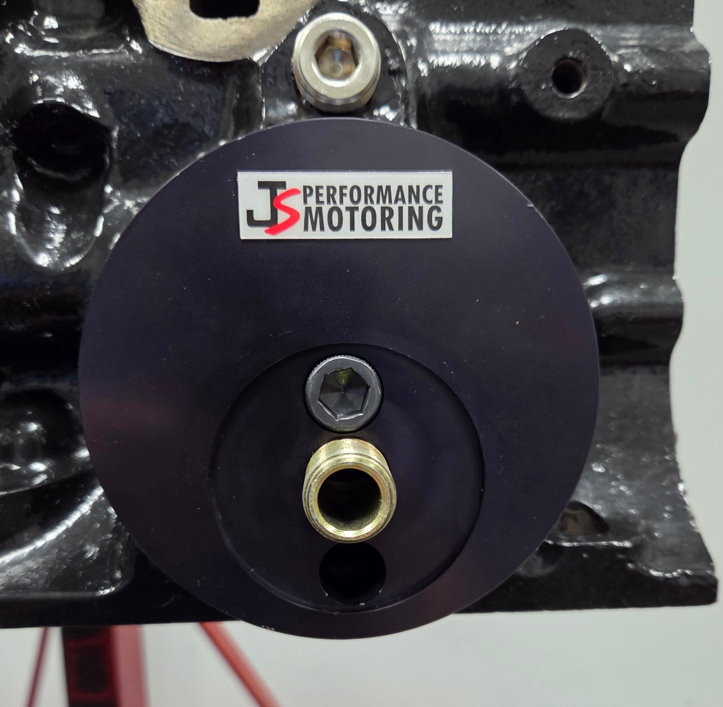 JSPM Spin-on Oil Filter Adapter for Triumph GT6/TR250/TR6 (no oil cooler)  UPDATED DESIGN