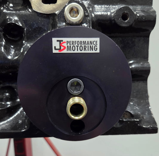 JSPM Spin-on Oil Filter Adapter for Triumph GT6/TR250/TR6 (no oil cooler)  UPDATED DESIGN